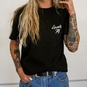 HellBabes - Lovely AF Black Tee - like new tshirt size M